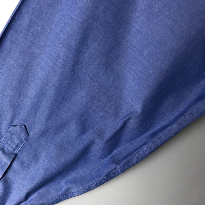 Brooks Brothers Est.1818 Long Sleeve Cotton Shirt, Men's XL cotton blue type Vintage Second Hand