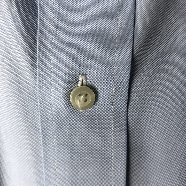 Brooks Brothers Est. 1818 REGENT Wide Collar Long Sleeve Cotton Shirt, Men's Size L Supima Cotton Blue type light blue Vintage Second Hand