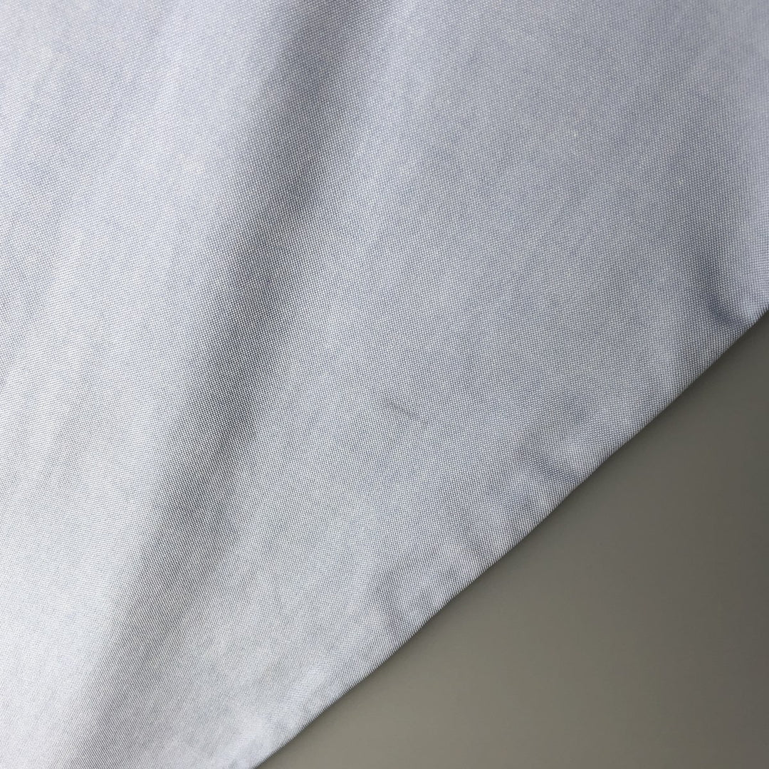 Brooks Brothers Est. 1818 REGENT Wide Collar Long Sleeve Cotton Shirt, Men's Size L Supima Cotton Blue type light blue Vintage Second Hand