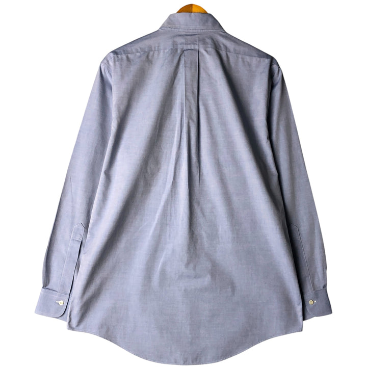 Brooks Brothers Est.1818 Long Sleeve Button-Down Shirt, Men's Size L cotton Blue type light blue Vintage Second Hand