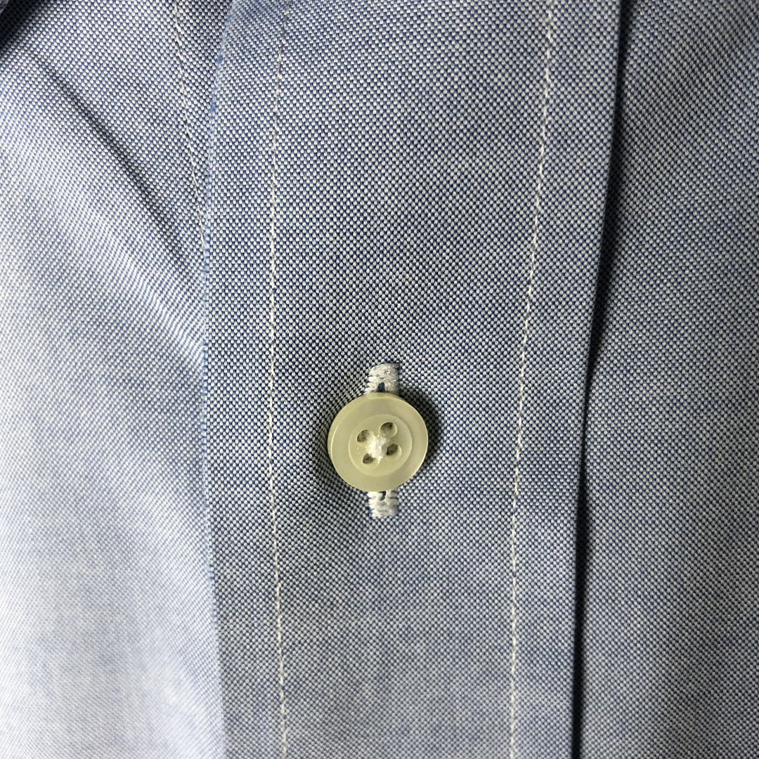 Brooks Brothers Est.1818 Long Sleeve Button-Down Shirt, Men's Size L cotton Blue type light blue Vintage Second Hand