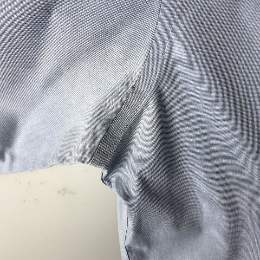 Brooks Brothers 1818 REGENT Wide Collar Long Sleeve Button-Down Shirt, Men's Size L cotton Blue type light blue Vintage Second Hand