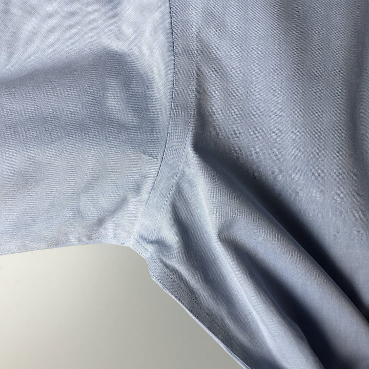 Brooks Brothers 1818 REGENT Wide Collar Long Sleeve Button-Down Shirt, Men's Size L cotton Blue type light blue Vintage Second Hand