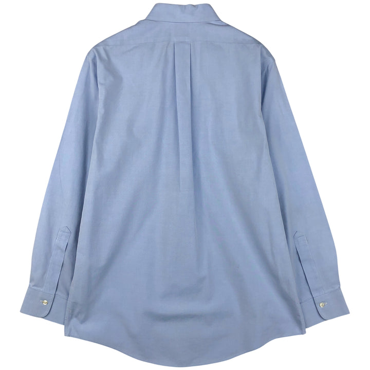 Brooks Brothers Est. 1818 REGENT Long Sleeve Button-Down Shirt, Men's Size Medium Supima Cotton Blue type light blue Vintage Second Hand