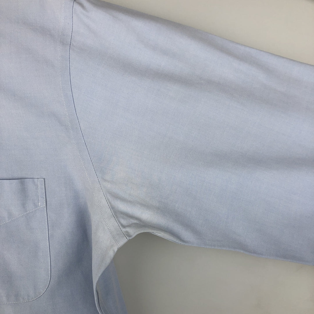 Brooks Brothers Est. 1818 REGENT Long Sleeve Button-Down Shirt, Men's Size Medium Supima Cotton Blue type light blue Vintage Second Hand