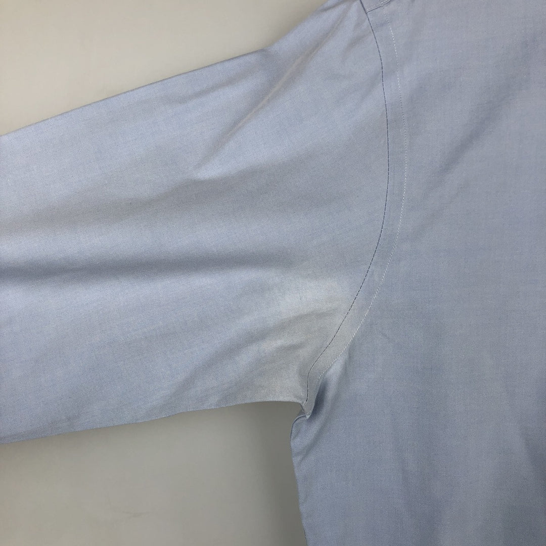 Brooks Brothers Est. 1818 REGENT Long Sleeve Button-Down Shirt, Men's Size Medium Supima Cotton Blue type light blue Vintage Second Hand