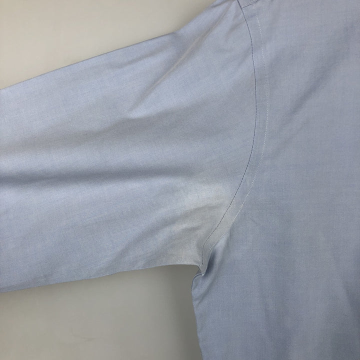 Brooks Brothers Est. 1818 REGENT Long Sleeve Button-Down Shirt, Men's Size Medium Supima Cotton Blue type light blue Vintage Second Hand