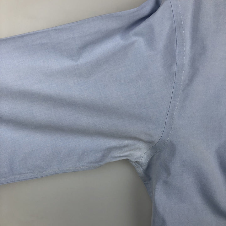 Brooks Brothers Est. 1818 REGENT Long Sleeve Button-Down Shirt, Men's Size Medium Supima Cotton Blue type light blue Vintage Second Hand