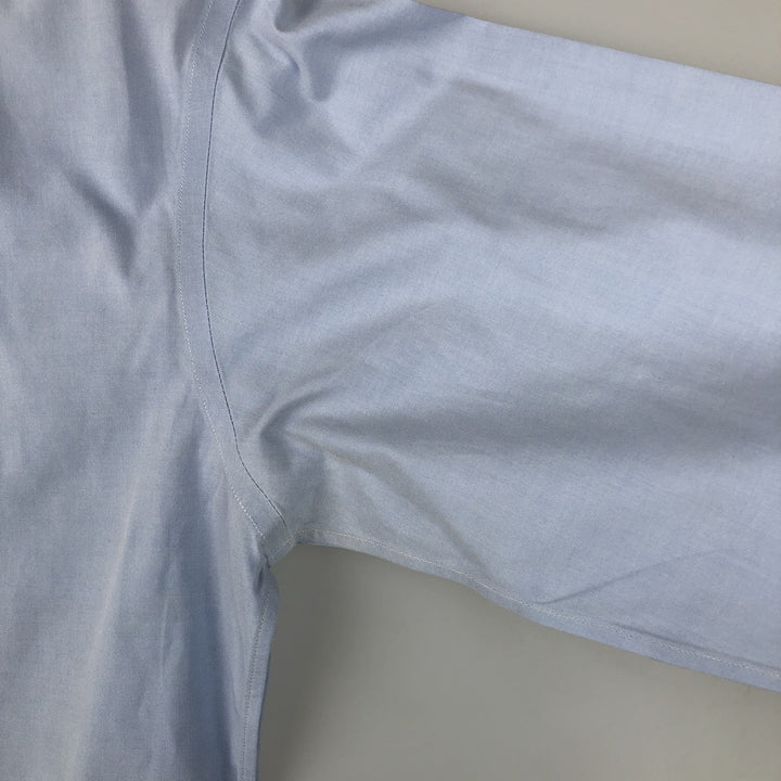 Brooks Brothers Est. 1818 REGENT Long Sleeve Button-Down Shirt, Men's Size Medium Supima Cotton Blue type light blue Vintage Second Hand