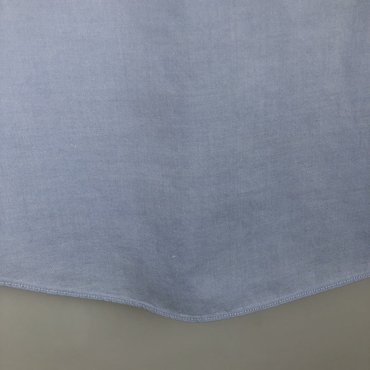 Brooks Brothers Est. 1818 REGENT Long Sleeve Button-Down Shirt, Men's Size Medium Supima Cotton Blue type light blue Vintage Second Hand