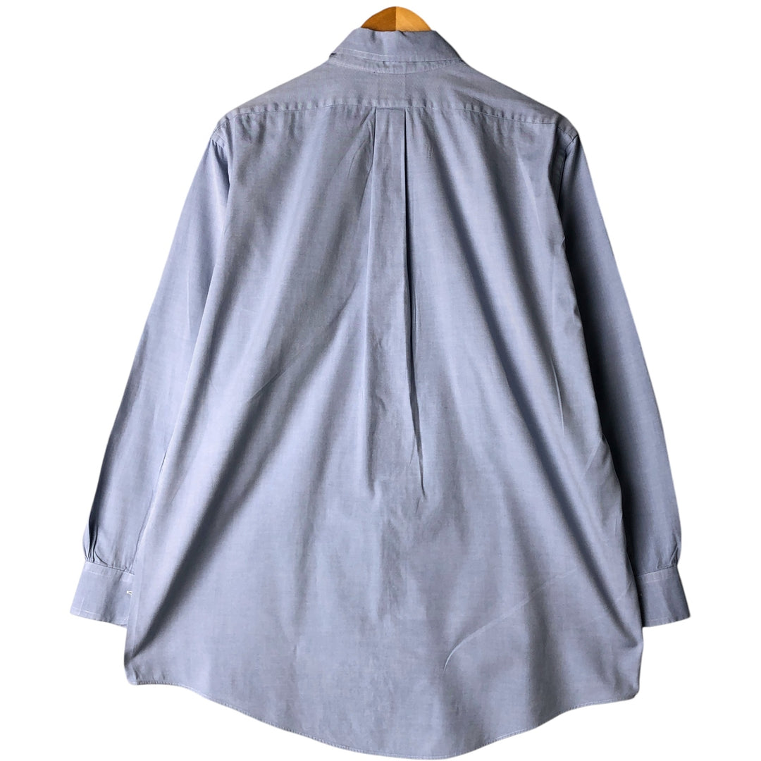 Brooks Brothers Est.1818 Long Sleeve Button-Down Shirt, Men's Size L cotton Blue type light blue Vintage Second Hand