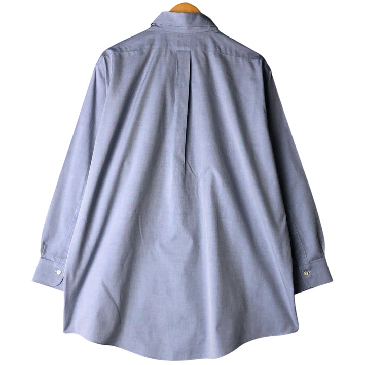 Brooks Brothers Est. 1818 Traditional Fit Long Sleeve Button-Down Shirt, Men's Size L Supima Cotton Blue type light blue Vintage Second Hand