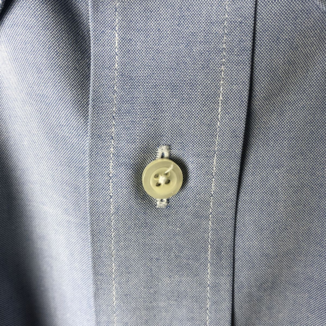 Brooks Brothers Est. 1818 Traditional Fit Long Sleeve Button-Down Shirt, Men's Size L Supima Cotton Blue type light blue Vintage Second Hand