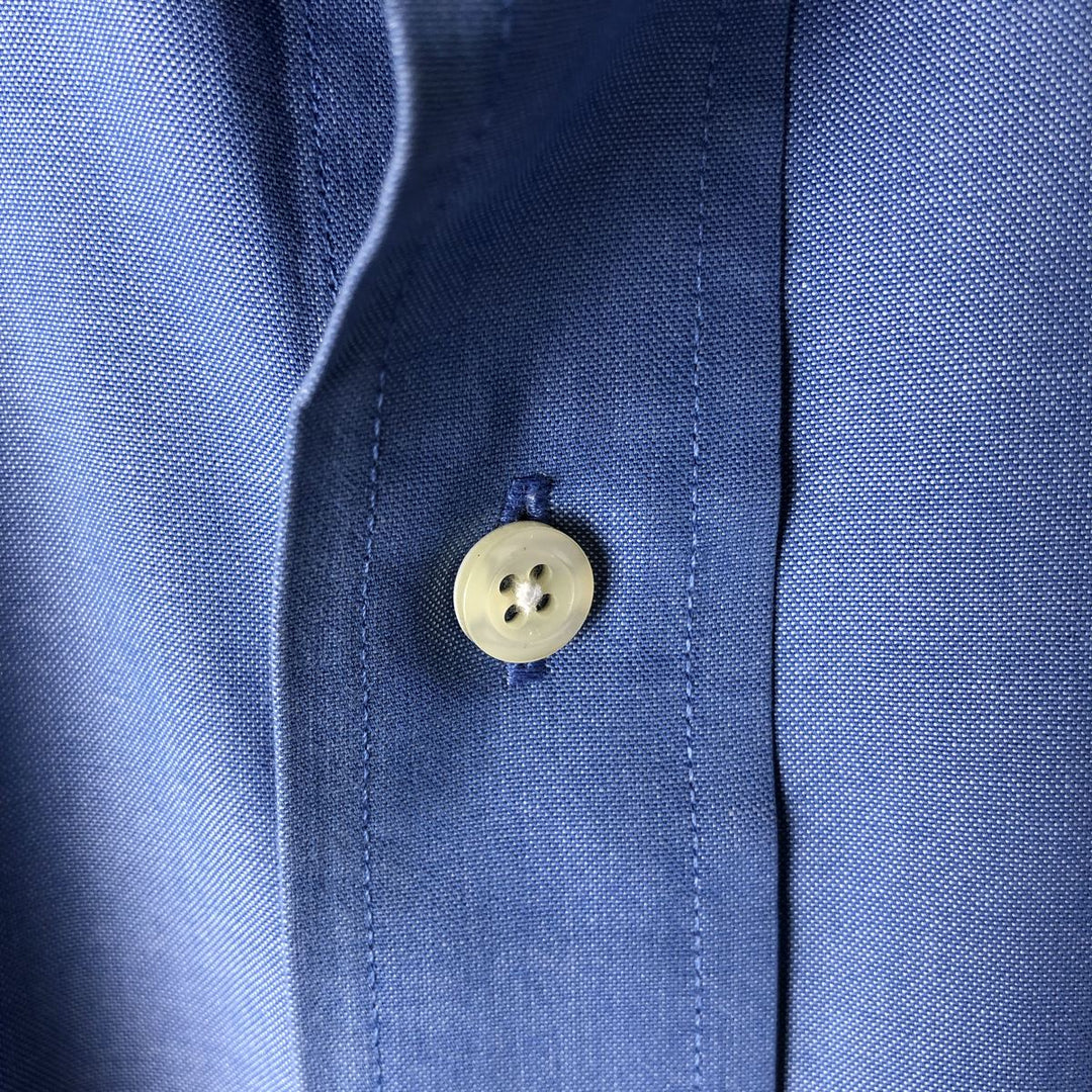Brooks Brothers 346 long sleeve cotton shirt, men's size M cotton blue type Vintage Second Hand