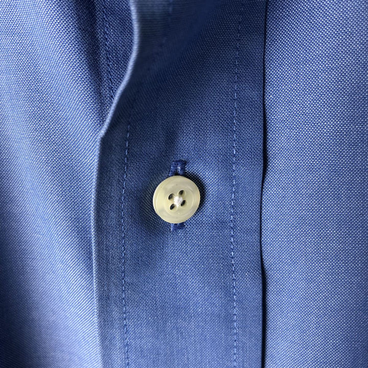 Brooks Brothers 346 long sleeve cotton shirt, men's size M cotton blue type Vintage Second Hand