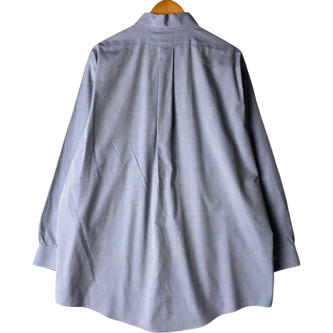 Brooks Brothers Est.1818 Long Sleeve Button Down Shirt Men's XL cotton Blue type light blue Vintage Second Hand