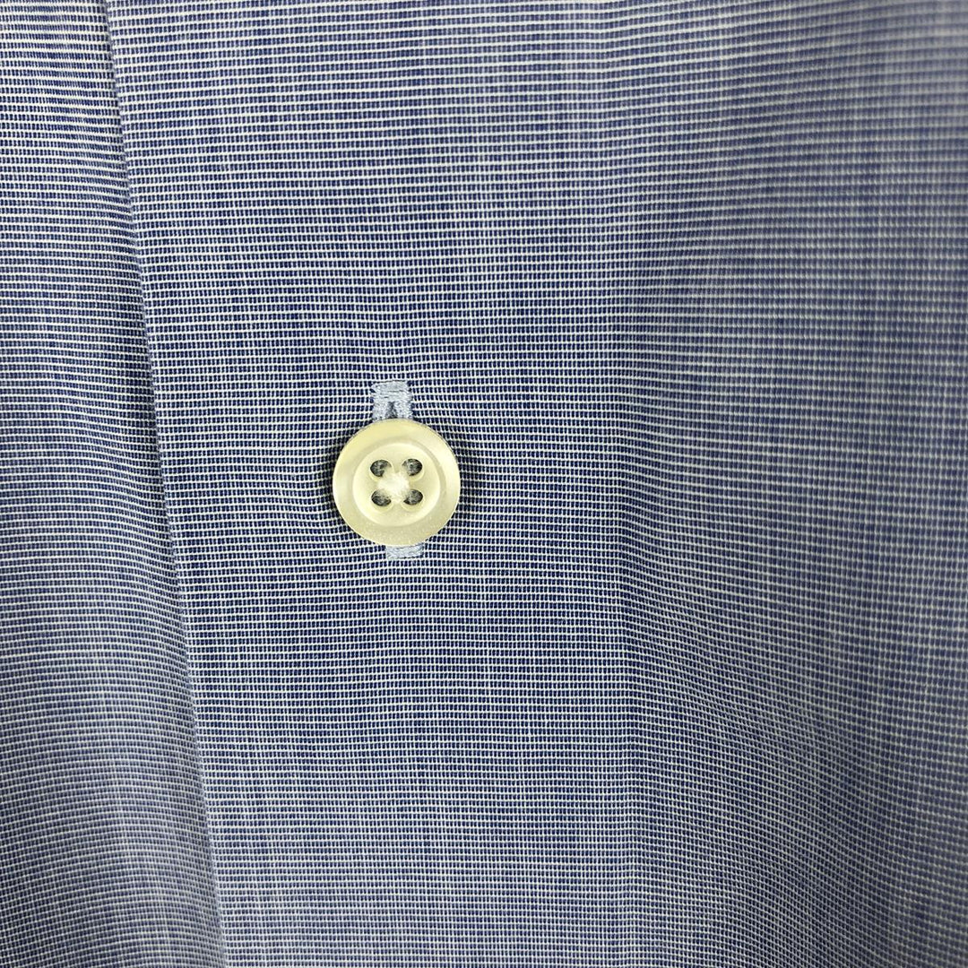 Brooks Brothers Est.1818 MILANO Wide Collar Long Sleeve Cotton Shirt, Men's Size L Supima Cotton Blue type light blue Vintage Second Hand