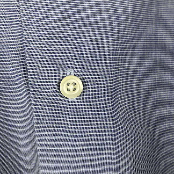 Brooks Brothers Est.1818 MILANO Wide Collar Long Sleeve Cotton Shirt, Men's Size L Supima Cotton Blue type light blue Vintage Second Hand