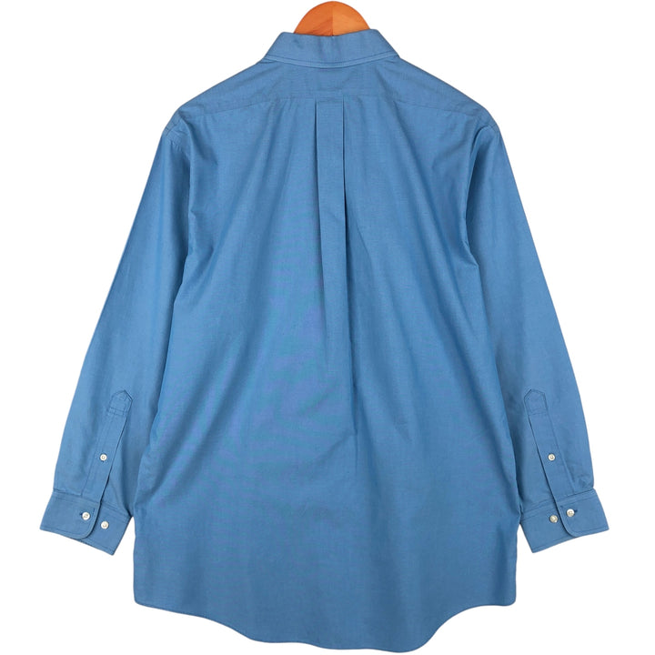 Brooks Brothers Est.1818 REGENT Long Sleeve Button Down Shirt Men's Size L cotton Blue type light blue Vintage Second Hand