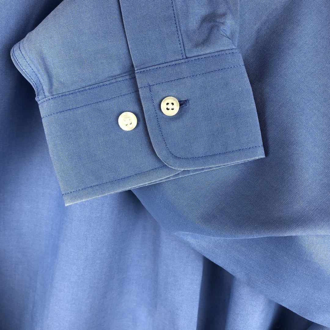 Brooks Brothers Est.1818 REGENT Long Sleeve Button Down Shirt Men's Size L cotton Blue type light blue Vintage Second Hand