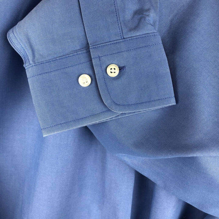 Brooks Brothers Est.1818 REGENT Long Sleeve Button Down Shirt Men's Size L cotton Blue type light blue Vintage Second Hand