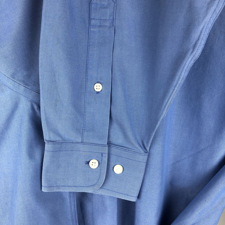 Brooks Brothers Est.1818 REGENT Long Sleeve Button Down Shirt Men's Size L cotton Blue type light blue Vintage Second Hand