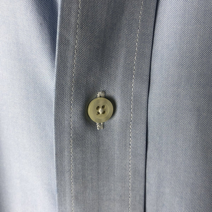 Brooks Brothers Est.1818 Long Sleeve Cotton Shirt, Men's Size L cotton Blue type light blue Vintage Second Hand