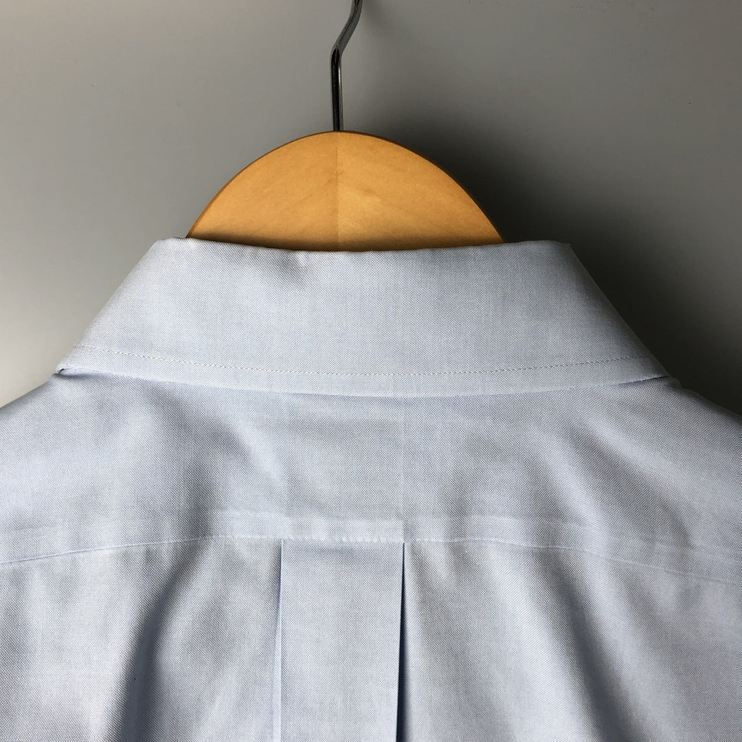 Brooks Brothers Est.1818 Long Sleeve Cotton Shirt, Men's Size L cotton Blue type light blue Vintage Second Hand