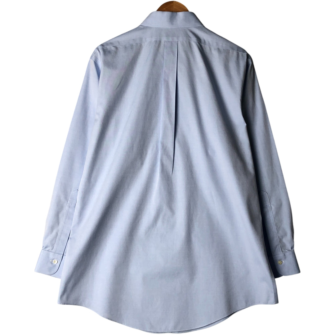 Brooks Brothers Est.1818 Long Sleeve Cotton Shirt, Men's Size L cotton Blue type light blue Vintage Second Hand