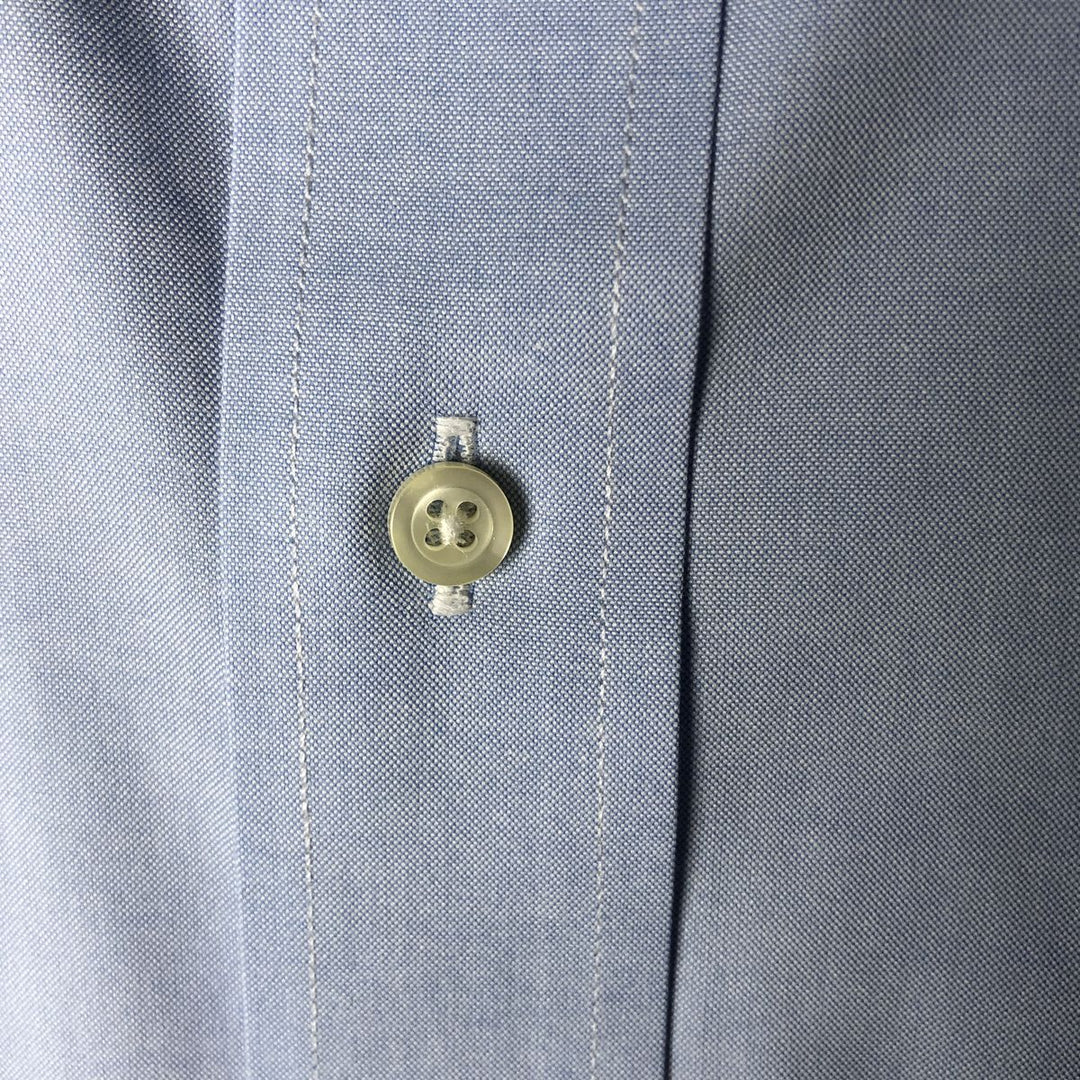 Brooks Brothers Est.1818 Long Sleeve Cotton Shirt, Men's Size L cotton Blue type light blue Vintage Second Hand