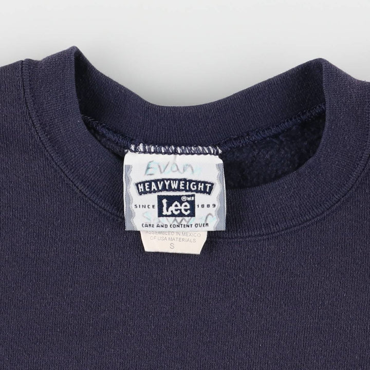 90s-00'S Lee Print Sweatshirt, Men's Size Small cotton navy blue type Vintage Second Hand