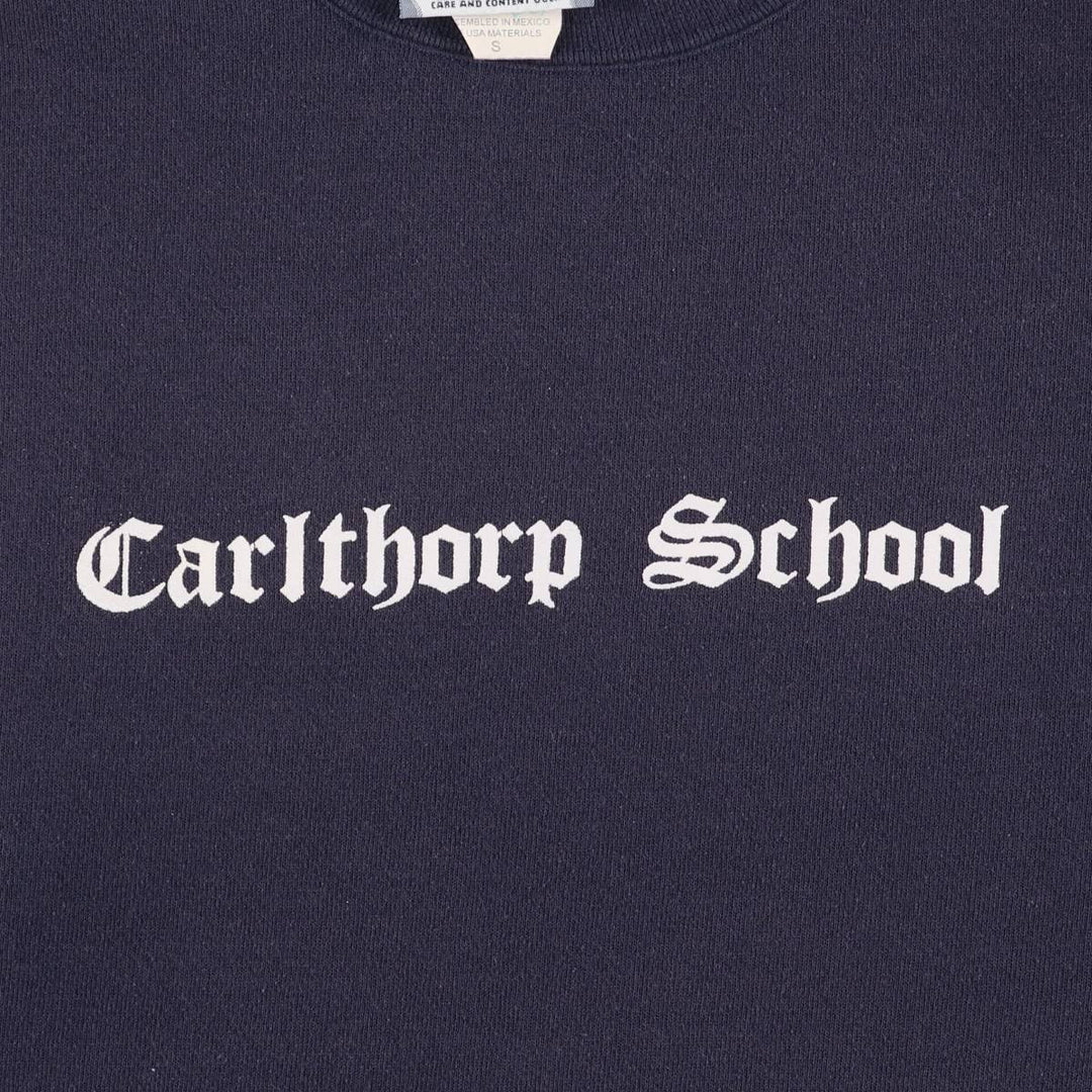 90s-00'S Lee Print Sweatshirt, Men's Size Small cotton navy blue type Vintage Second Hand