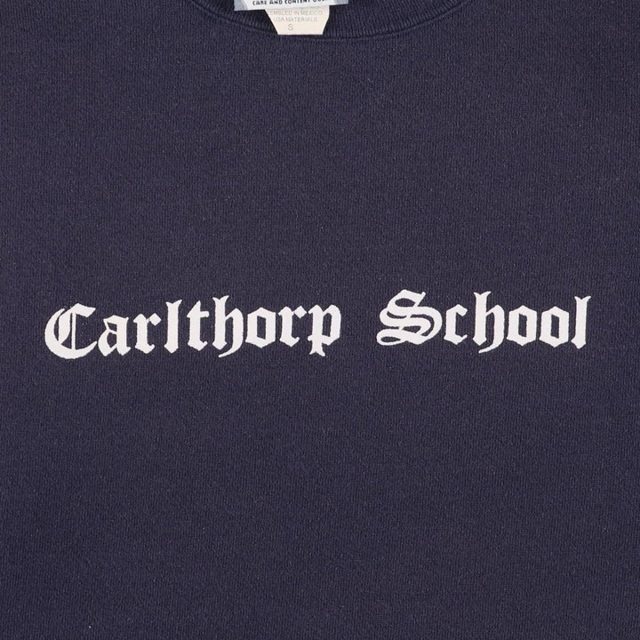 90s-00'S Lee Print Sweatshirt, Men's Size Small cotton navy blue type Vintage Second Hand