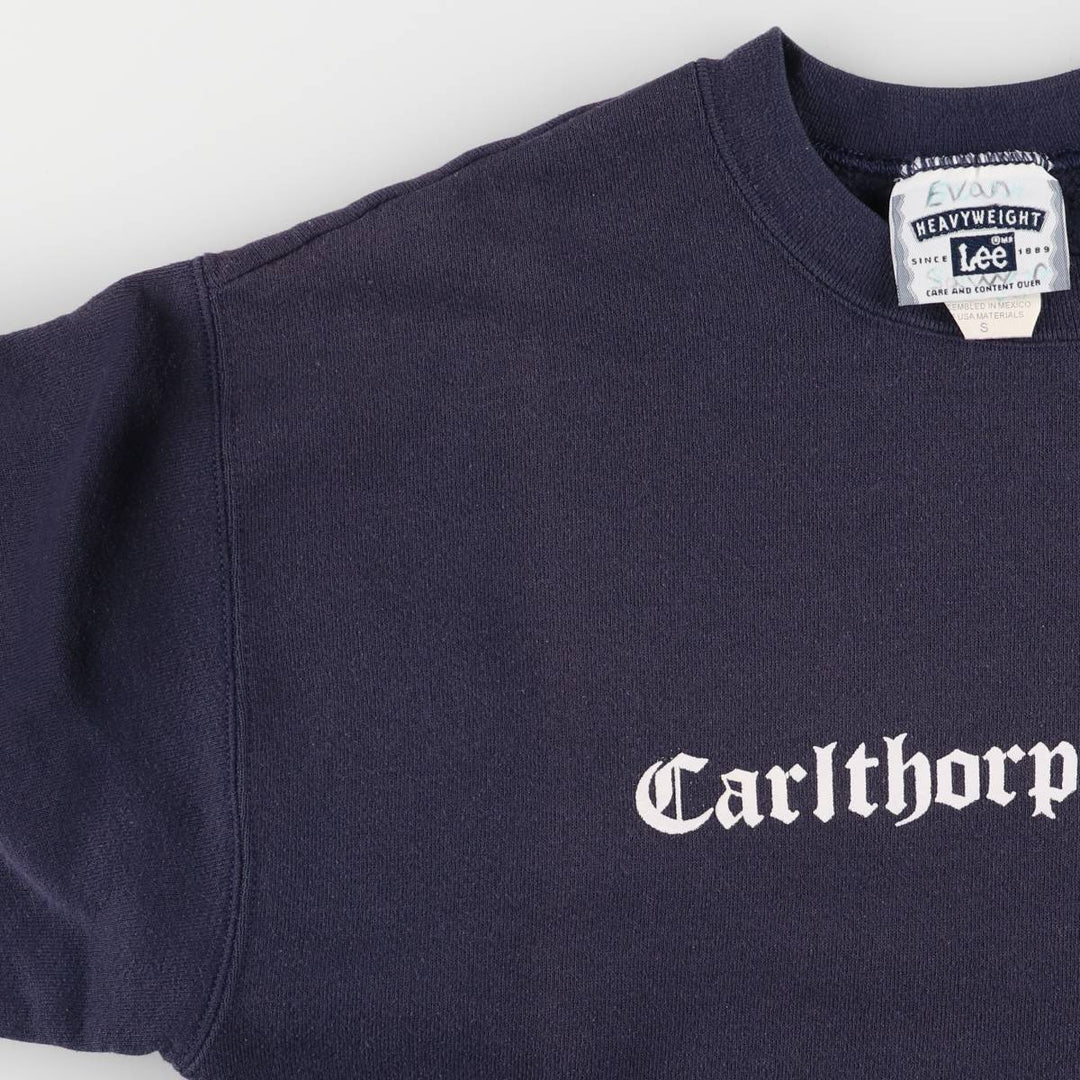 90s-00'S Lee Print Sweatshirt, Men's Size Small cotton navy blue type Vintage Second Hand