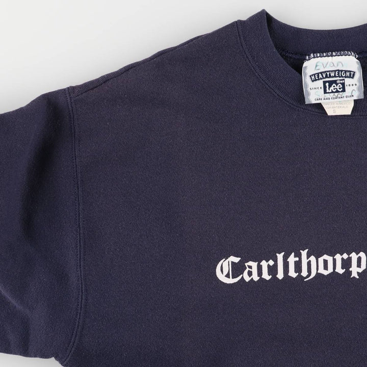 90s-00'S Lee Print Sweatshirt, Men's Size Small cotton navy blue type Vintage Second Hand