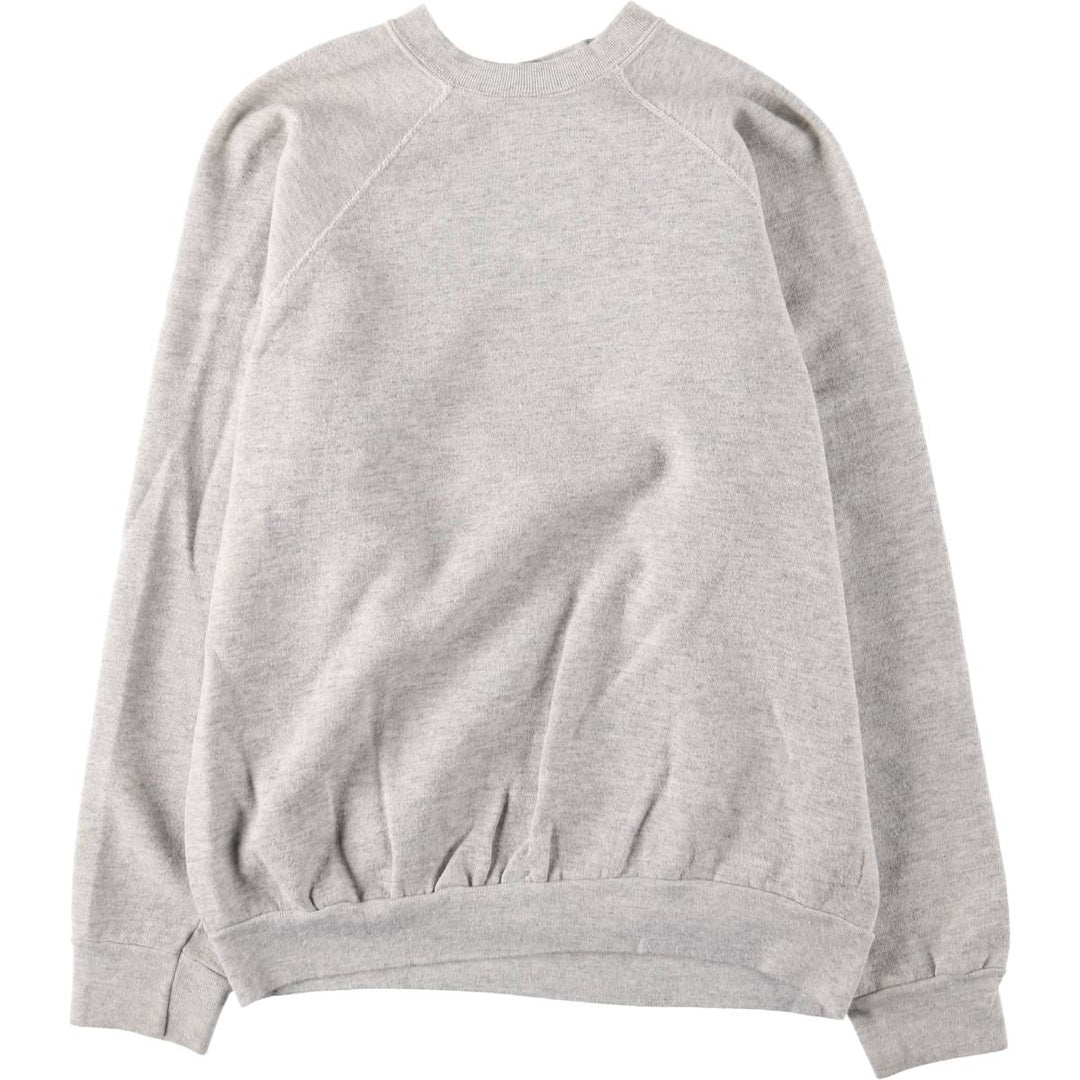 Vintage 90'S Tultex printed sweatshirt, USA made, men's size L. cotton gray type Vintage Second Hand
