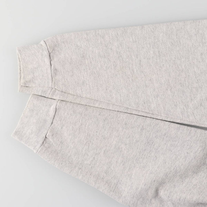 Vintage 90'S Tultex printed sweatshirt, USA made, men's size L. cotton gray type Vintage Second Hand