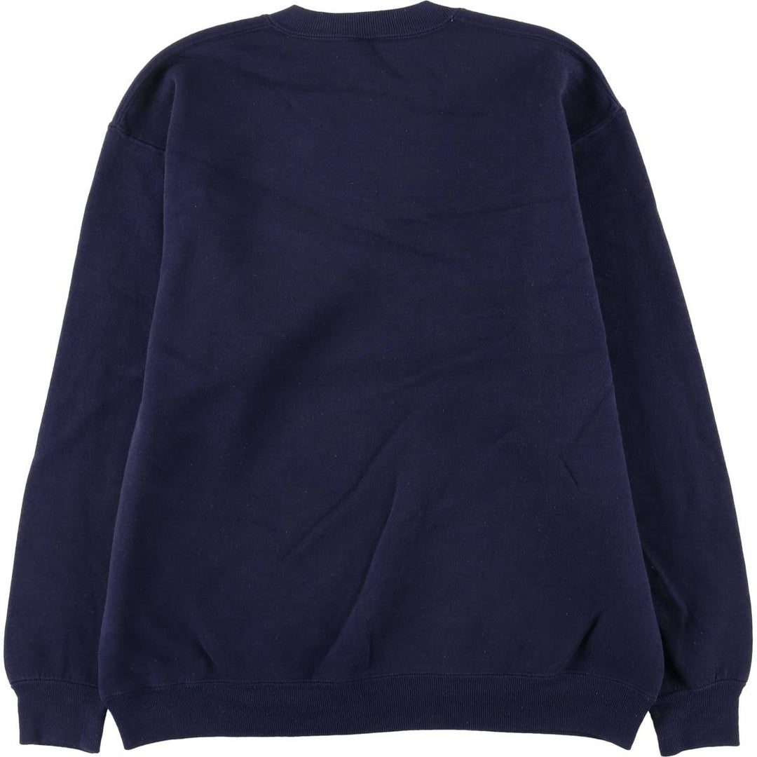 Vintage printed sweatshirt, made in the USA, size L, men's size L polyester navy blue type Vintage Second Hand