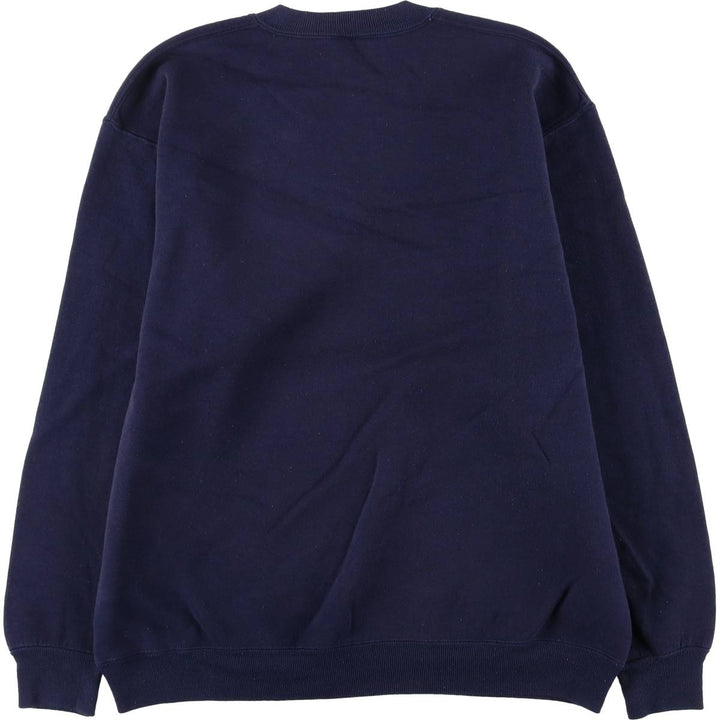 Vintage printed sweatshirt, made in the USA, size L, men's size L polyester navy blue type Vintage Second Hand