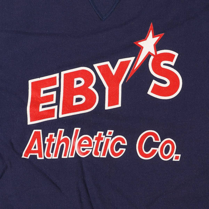 Vintage printed sweatshirt, made in the USA, size L, men's size L polyester navy blue type Vintage Second Hand