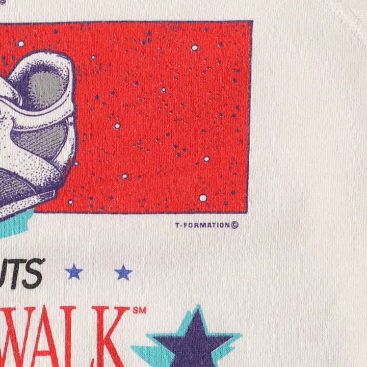 90'S Hanes ACTIVEWEAR Printed Sweatshirt Trainer Made in USA Men's XL Vintage cotton white type Vintage Second Hand
