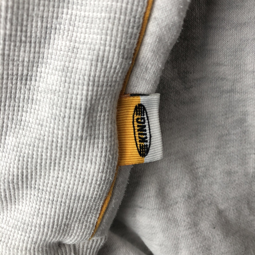 Vintage 90s-00'S Puma KING logo sweatshirt, men's size small cotton gray type Vintage Second Hand