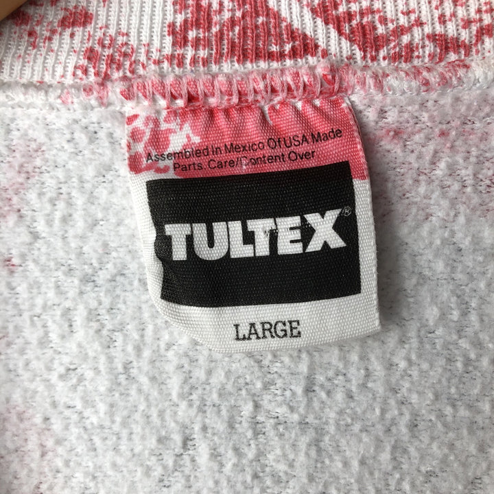 90'S Tartex Fast Break Jam all-over print sweatshirt, men's size L polyester white type Vintage Second Hand