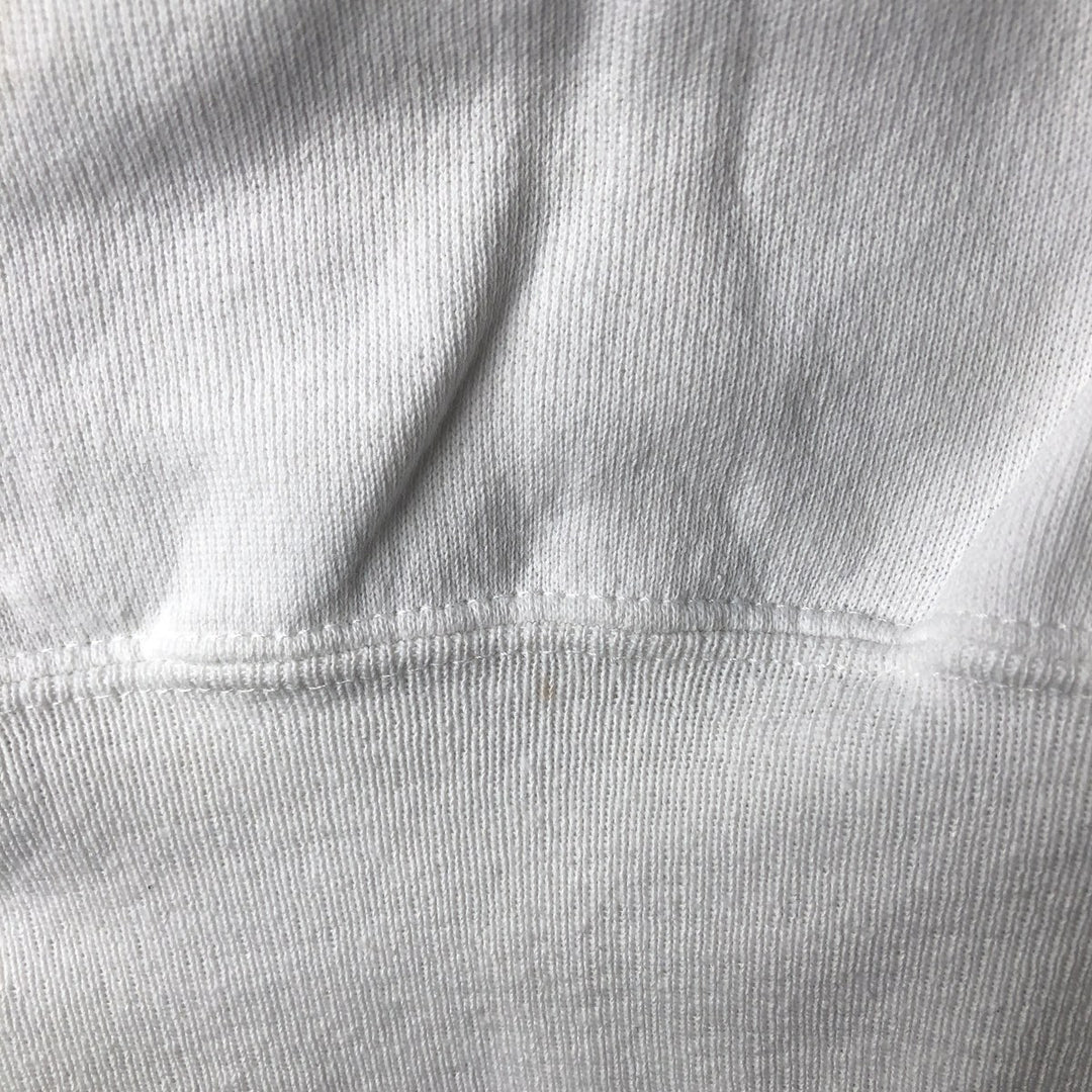 1980'S Reebok "IT'S TIME TO PLAY" Tricolor Print Sweatshirt, Made in USA, Men's Size L cotton white type Vintage Second Hand