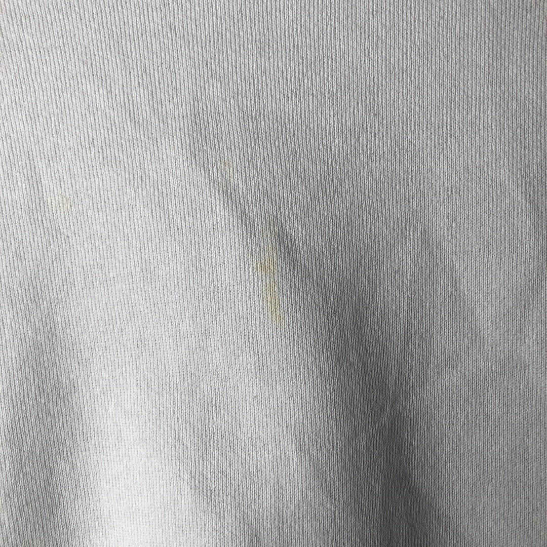 1980'S Reebok "IT'S TIME TO PLAY" Tricolor Print Sweatshirt, Made in USA, Men's Size L cotton white type Vintage Second Hand