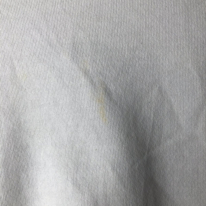 1980'S Reebok "IT'S TIME TO PLAY" Tricolor Print Sweatshirt, Made in USA, Men's Size L cotton white type Vintage Second Hand