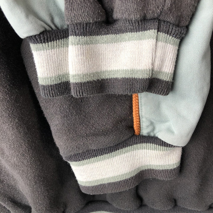 Vintage 90'S Nike silver tag mock neck logo sweatshirt, size L, men's cotton Charcoal Vintage Second Hand