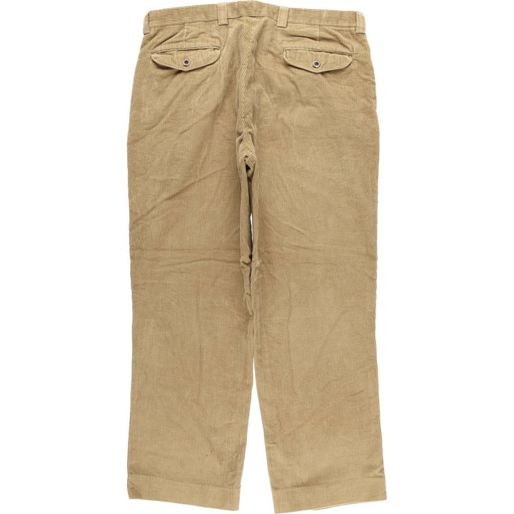 LLBean Corduroy Pants for Men, Size W37 cotton Beige type Vintage Second Hand