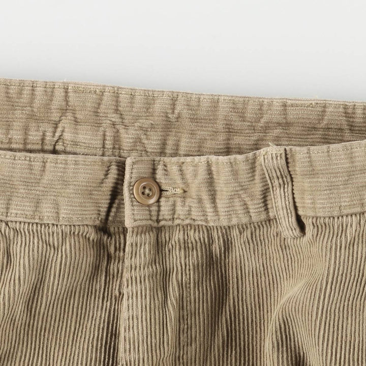 Brooks SPORT Corduroy Pants, Men's, Size W33 cotton Beige type Vintage Second Hand