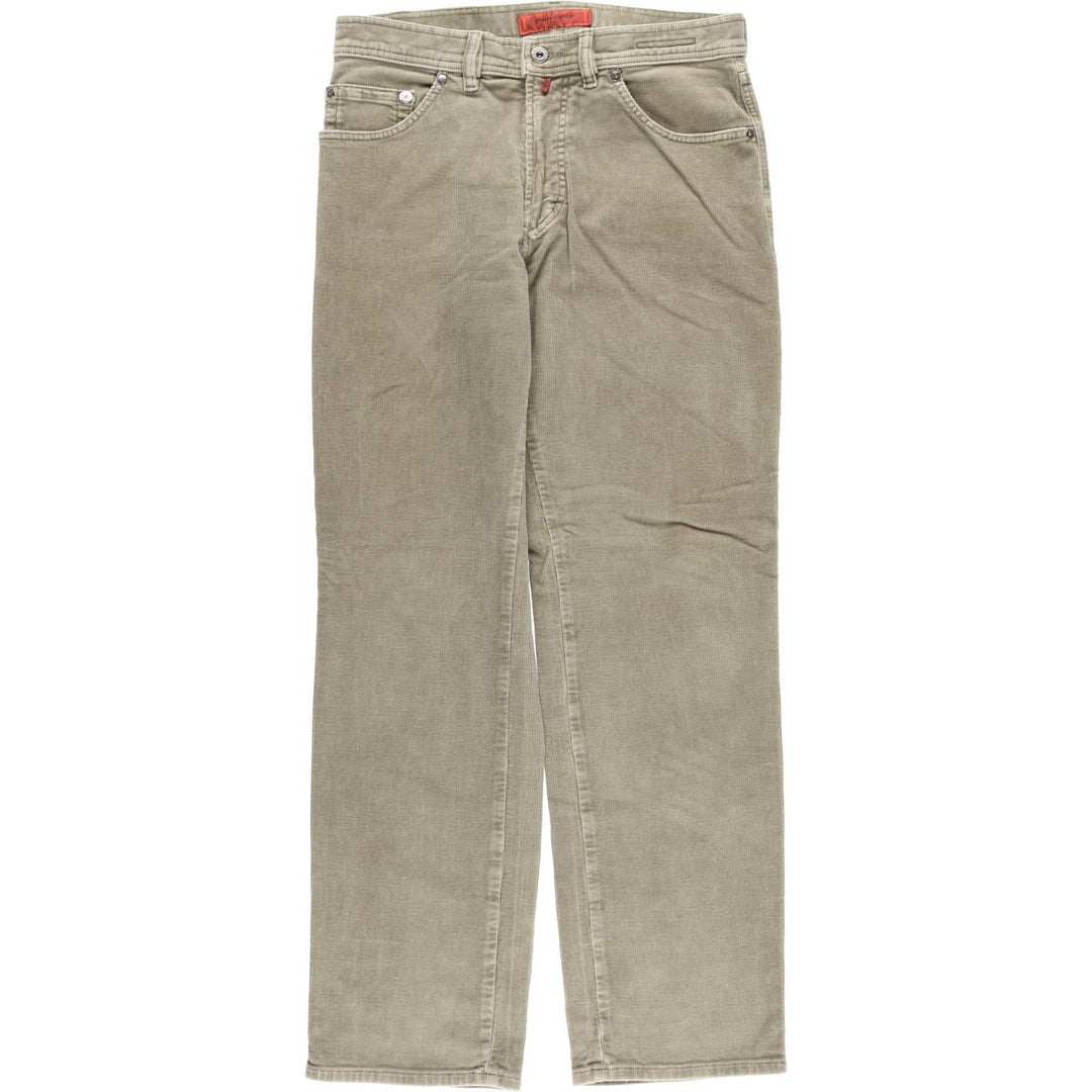 Pierre Cardin JEANS corduroy pants for men, size W32 cotton Khaki type Vintage Second Hand